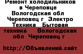 Ремонт холодильников в Череповце - Вологодская обл., Череповец г. Электро-Техника » Бытовая техника   . Вологодская обл.,Череповец г.